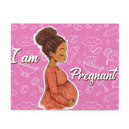 Personalized puzzle : Share the Joy with Our "I Am Pregnant Puzzle", A Sweet Pink Surprise!!