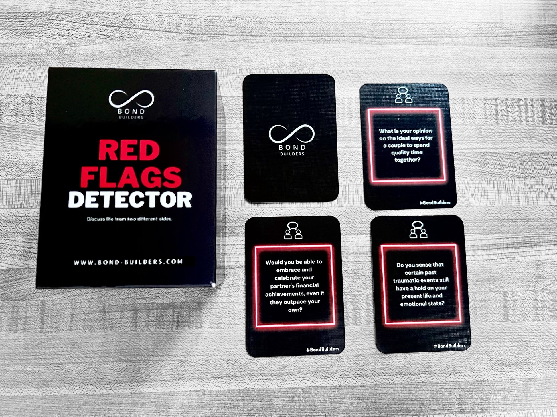 Red Flag Detectors-Couples Edition game card – Bond Builders